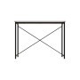 Стіл письмовий Line Лайт Ferrum-decor 750x1000x600 Чорний метал ДСП Біле 16 мм (FRD-104843) - фото 3