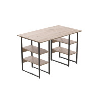 Комп'ютерний стіл Ferrum-decor Карен 75x120x70 чорний ДСП Дуб Сан-Марино 32мм (FRD-102068)