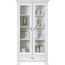 Пенал-вітрина ВМК (БРВ) Кентукі REG2W1S Білий альпійський (BRW-1776)