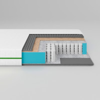 Матрас ортопедический Ismart Koala Coco 90х190 см пружинный (ISM-051088)