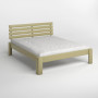 Полуторная деревянная кровать Mebigrand Техас Оливковый (RAL1020) 120х190 см (MBG-9686) - фото 2