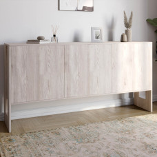Комод-2 з 3 дверима LION Нобу 160х34х80 см Самоа димчастий (LION-042378)