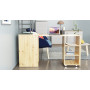 Стол-тумба трансформер Смарт 4/1 с этажеркой Ferrum-decor 1430x1450x500 Черный металл ДСП Дуб Артизан 16 мм (FRD-105128) - фото 10