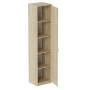 Пенал Анжело Ferrum-decor на 5 полок с дверью 1900x400x380 ДСП Дуб Сонома 16 мм (FRD-104908) - фото 1