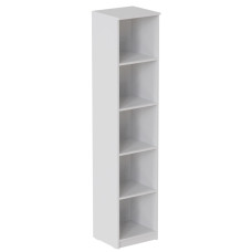Пенал Анжело Ferrum-decor на 5 полок 1900x400x380 ДСП Белое 16 мм (FRD-104899)