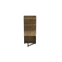 Стол книжка с этажеркой Практик 2 Ferrum-decor 1555x640x990 Черный металл ДСП Дуб Артизан 16 мм (FRD-104630) - фото 4