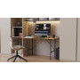 Стіл письмовий Line Тайм Ferrum-decor 750x1200x600 Чорний метал ДСП Дуб Артизан 16 мм (FRD-104890) - фото 2