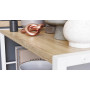 Етажерка 3/60 Ferrum-decor Серії Конект 75x60x28 білий ДСП Дуб Сонома 16мм (FRD-104263) - фото 2