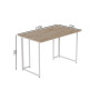 Комп'ютерний стіл Ferrum-decor Ханна 75x140x70 білий ДСП Дуб Сан-Марино 16мм (FRD-104043) - фото 6
