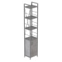 Етажерка 4/34 Ferrum-decor Серії Конект із тумбою 179x34x28 Сірий ДСП Бетон (FRD-104483) - фото 1