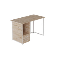 Компьютерный стол Ferrum-decor Отто 75x140x70 белый ДСП Дуб Сан-Марино 32мм (FRD-101059)