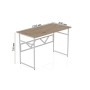 Компьютерный стол Ferrum-decor Раян 75x120x70 белый ДСП Дуб Сан-Марино 32мм (FRD-101169) - фото 2