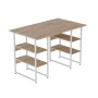 Комп'ютерний стіл Ferrum-decor Карен 75x140x60 білий ДСП Дуб Сан-Марино 16мм (FRD-102269) - фото 1