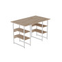 Комп'ютерний стіл Ferrum-decor Карен 75x140x70 білий ДСП Дуб Сан-Марино 16мм (FRD-102289) - фото 1