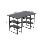 Комп'ютерний стіл Ferrum-decor Карен 75x140x70 чорний ДСП Сосна Кембра 32мм (FRD-102079) - фото 4