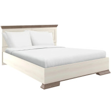 Кровать двуспальная (без основания под матрас) Гербор Марсель 160 160x200 см Ясен снежный/Дуб сонома трюфель (GRB-1188)