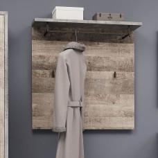 Вешалка в прихожую Сокме Бари 79,7х80х25 Вудкон/Дуб гранж песочный (SKM-081229)