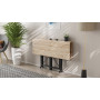 Стол-книжка трансформер Спайдер Ferrum-decor 750x1150x880 Черный металл ДСП Дуб Сан-Марино 16 мм (FRD-105089) - фото 8