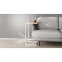 Столик приставной Терри Ferrum-decor 650x440x330 Белый металл ДСП Дуб Артизан 16 мм (FRD-104660) - фото 2