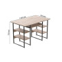Комп'ютерний стіл Ferrum-decor Тім 75x120x70 чорний ДСП Дуб Сан-Марино 16мм (FRD-103973) - фото 6