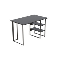 Комп'ютерний стіл Ferrum-decor Кевін 75x140x60 чорний ДСП Сосна Кембра 16мм (FRD-103813)