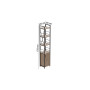 Етажерка 4/34 Ferrum-decor Серії Конект з тумбою 179x34x28 Чорний ДСП Сан-Марино (FRD-104464) - фото 3