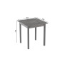 Стіл кухонний Ferrum-decor Дієго 75x70x70 Сірий ДСП Бетон 16мм (FRD-105574) - фото 3
