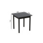 Стіл кухонний Ferrum-decor Агата 75x70x70 Чорний ДСП Сосна Кембра 16мм (FRD-105674) - фото 4