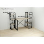 Етажерка 4/34 Ferrum-decor Серії Конект 120x34x28 чорний ДСП Дуб Сонома 16мм (FRD-104274) - фото 8