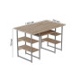 Комп'ютерний стіл Ferrum-decor Тім 75x120x70 сірий ДСП Дуб Сан-Марино 16мм (FRD-101890) - фото 5