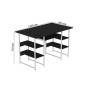 Комп'ютерний стіл Ferrum-decor Тім 75x140x60 білий ДСП Сосна Кембра 32мм (FRD-101370) - фото 2
