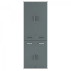 Пенал закритий з ящиками Гербор Кабі REG 4D2S/220 Попелястий/Антрацит (GRB-1242)