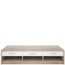 Тумба під ТВ Гербор Непо RTV3SN Дуб сонома/Німфея альба (білий) (GRB-1402)