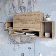 Полиця LION Краш з одним закритим відсіком Дуб сонома (LION-044076)