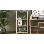 Етажерка 4/60 Ferrum-decor Серії Конект 120x60x28 білий ДСП Дуб Сонома 16мм (FRD-104245) - фото 7