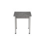 Стіл кухонний Ferrum-decor Агата 75x70x70 Білий ДСП Бетон 16мм (FRD-105555) - фото 4