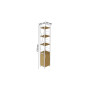 Этажерка 4/34 Ferrum-decor Серии Конект с тумбой 179x34x28 Белый ДСП Артизан (FRD-104475) - фото 2