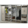 Шкаф Гардероб Уни секция 7 серии Конект Ferrum-decor 220x60x50см Серый металл ДСП Дуб Сонома 16 мм (FRD-104565) - фото 4