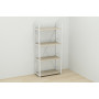 Етажерка 4/60 Ferrum-decor Серії Конект 120x60x28 білий ДСП Дуб Сонома 16мм (FRD-104245) - фото 5