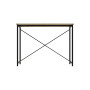 Стіл письмовий Line Лайт Ferrum-decor 750x1000x600 Чорний метал ДСП Дуб Сонома 16 мм (FRD-104846) - фото 6