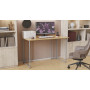 Комп'ютерний стіл Ferrum-decor Ханна 75x100x60 сірий ДСП Дуб Артизан 32мм (FRD-106206) - фото 2