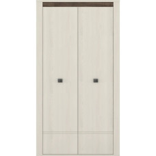 Шафа для одягу в спальню Гербор Селена SZF2D Ясен сніжний (GRB-1428)