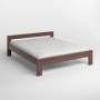 Двуспальная деревянная кровать Mebigrand Дели Орех темный 160х190 см (MBG-3875) - фото 2