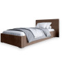 Полуторне ліжко LION Краш Лілі 12 велюр (Коричневий) 120х200 см (LION-044167) - фото 2