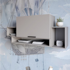 Полиця LION Краш з одним закритим відсіком Кашемір (LION-044077)