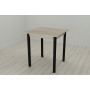 Стол кухонный Ferrum-decor Диего 75x70x70 Черный ДСП Сонома 16мм (FRD-106300) - фото 5