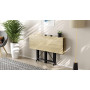 Стол-книжка трансформер Спайдер Ferrum-decor 750x1150x880 Черный металл ДСП Дуб Сонома 16 мм (FRD-105091) - фото 9