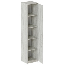 Пенал Анжело Ferrum-decor на 5 полок с 2 дверями 1900x400x380 ДСП Бетон 16 мм (FRD-104922)