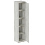 Пенал Анжело Ferrum-decor на 5 полиць із 2 дверима 1900x400x380 ДСП Бетон 16 мм (FRD-104922) - фото 1
