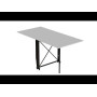 Стіл-книга трансформер Оріон 2 Ferrum-decor 750x1520x730 Чорний метал ДСП Біле 16 мм (FRD-104583) - фото 9